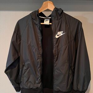 Nike Boys Black Windbreaker